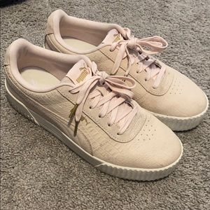 Puma Platform, Softfoam. Light pink, size 10.